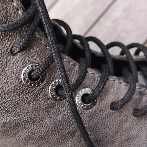 ★ Diesel All Leather Lace-up Ankle Boots - EU 41 - Picture 7 of 14